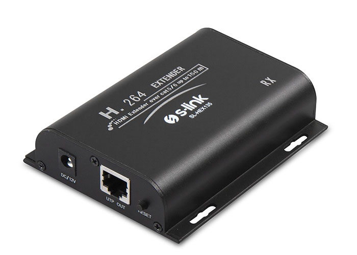 S-Link SL-HEX135 HDMI Extender CAT6 H.264 150m Receiver