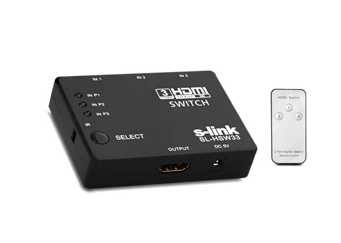 S-Link SL-HSW33 HDMI 3Lü Switch