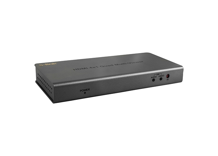 S-link SL-HSW77 4 in 1 Çoklu Görüntüleyici (Quad Multi-viewer) HDMI Switch