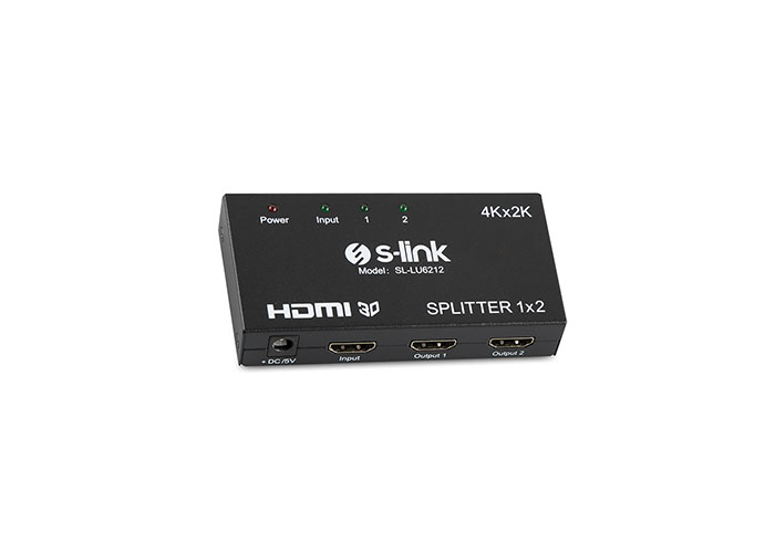 S-Link SL-LU6212 2 Port 4K*2K HDMI Splitter