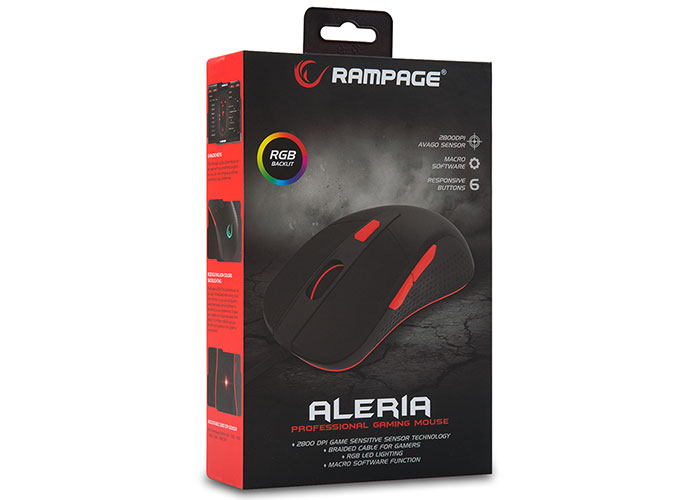 Rampage Smx R16 Aleria 7 Keys Rgb Illumination 2800dpi Avago Gaming Mouse Segment Bilgisayar