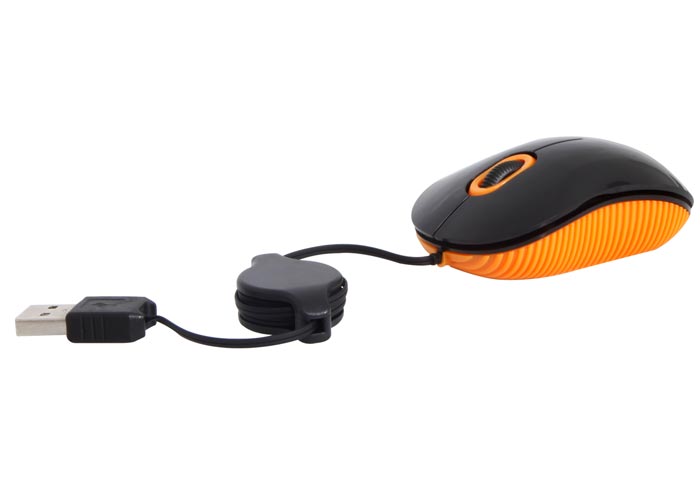 Everest SM-542 Usb Siyah/Sarı Makaralı Mini Mouse