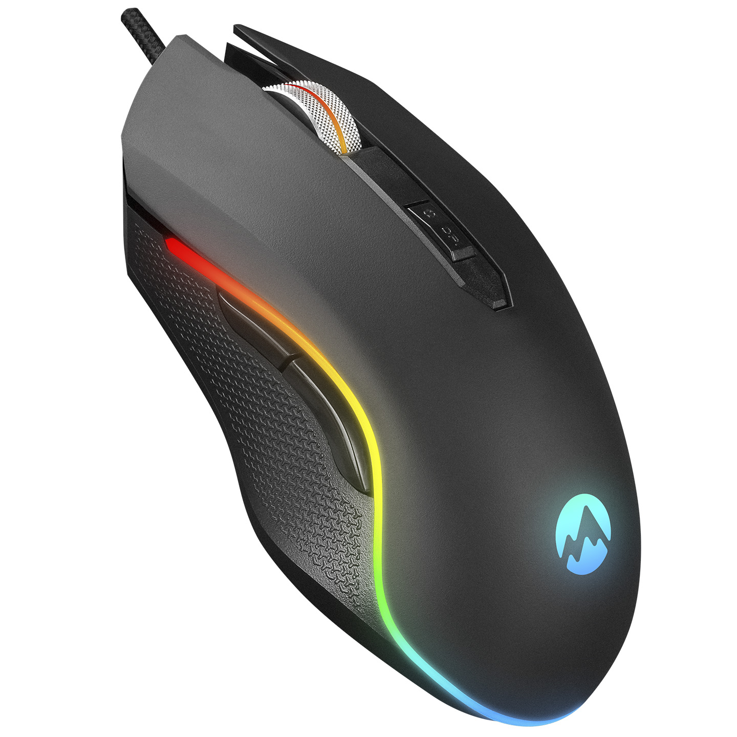 Everest SM-F09 TITANIO Usb Gümüş 7200dpi RGB Ledli Gaming Oyuncu Mouse