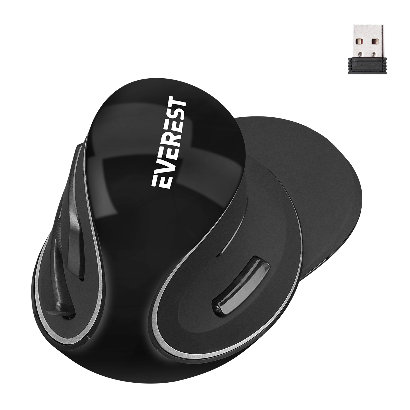 Everest SM-G618 EXCEED Siyah 1600dpi 6 Tuşlu Ergonomik Mouse