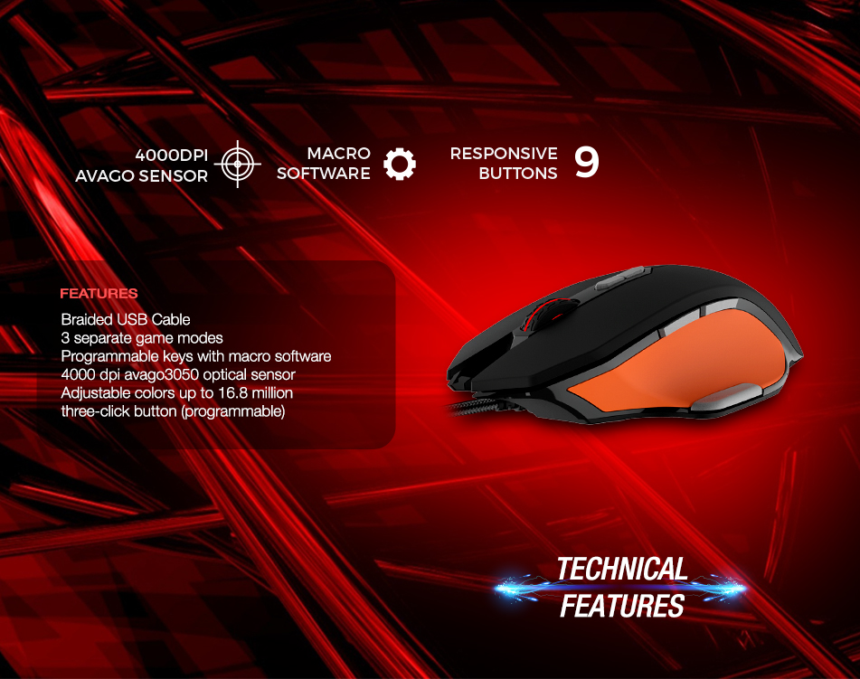 Rampage Strike Smx R14 Black Orange Color 9 Keys Rgb Gaming Mouse Segment Bilgisayar Rampage Strike Smx R14 Black Orange Color 9 Keys Rgb Gaming Mouse Segment Bilgisayar